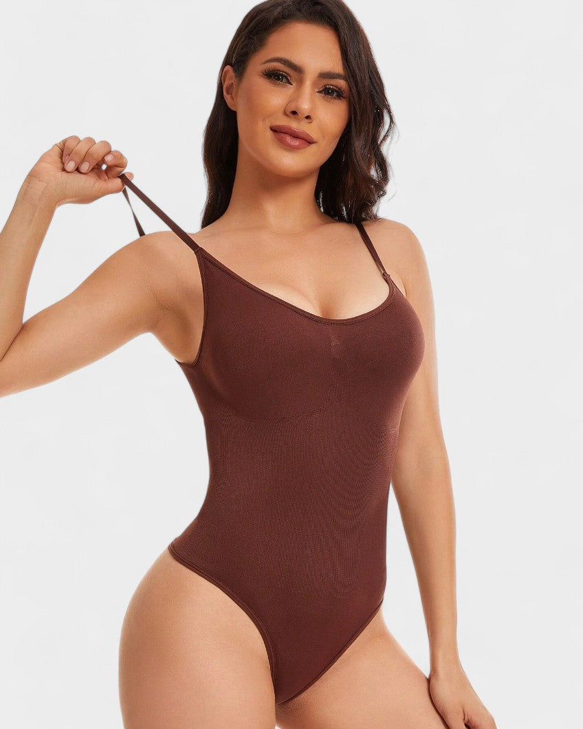 Sculpting Open-Back Bodysuit